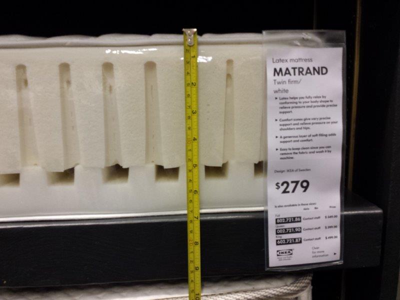 ikea matrand memory foam and latex mattress review ikea product reviews