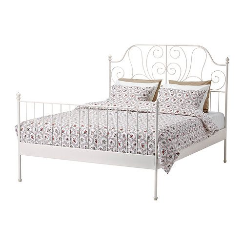 Ikea Leirvik Bed Frame Review, Ikea Metal Bed Frame Queen Size