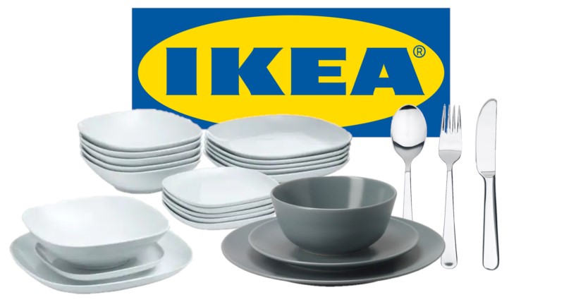 IKEA ディッシュ(食器)。 