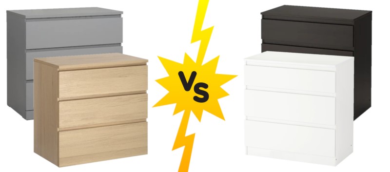 Ikea Furniture Comparison Malm Vs Kullen Ikea Product Reviews