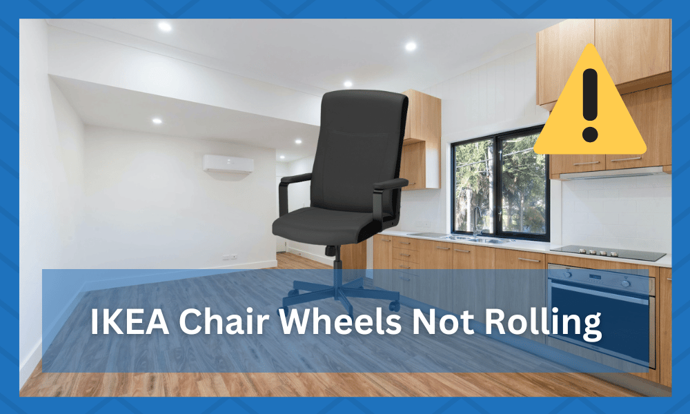 ikea chair wheels not rolling