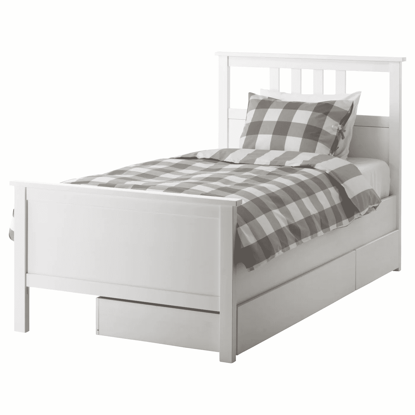 Hemnes Bed Frame with 2 Storage Boxes