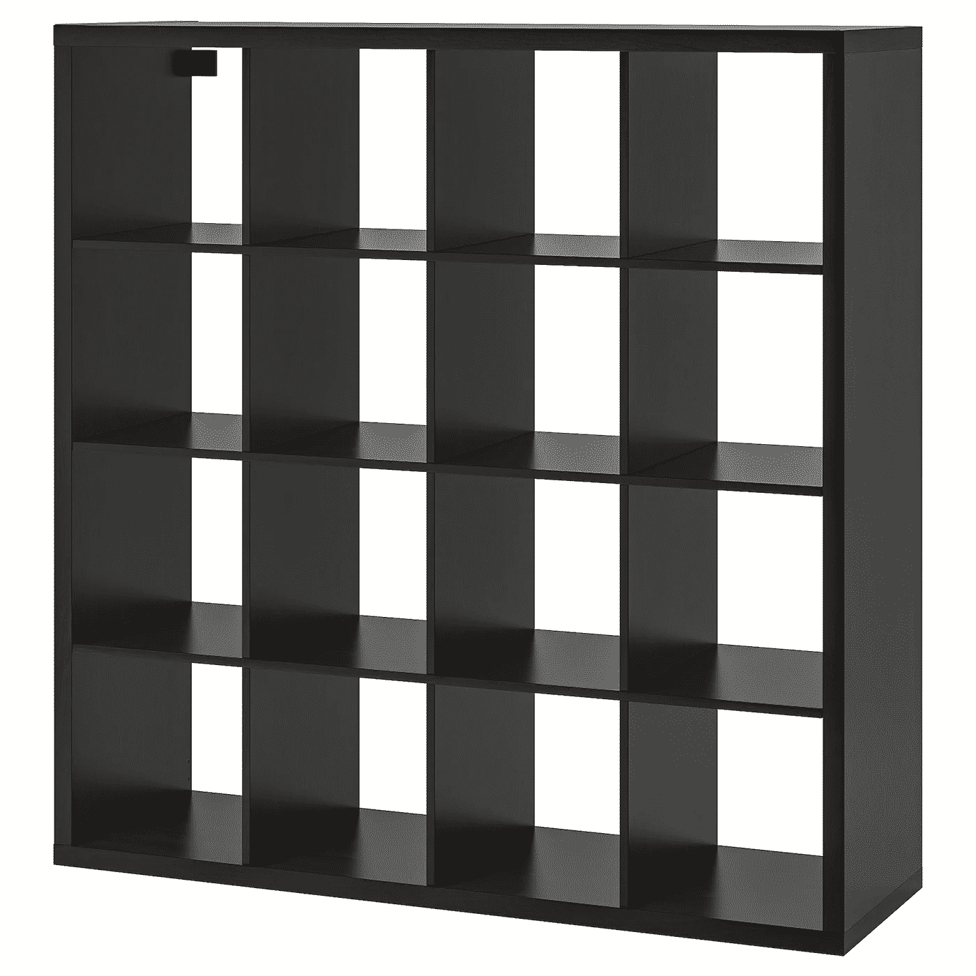 KALLAX Shelf unit, black-brown, 57 7 8x57 7 8