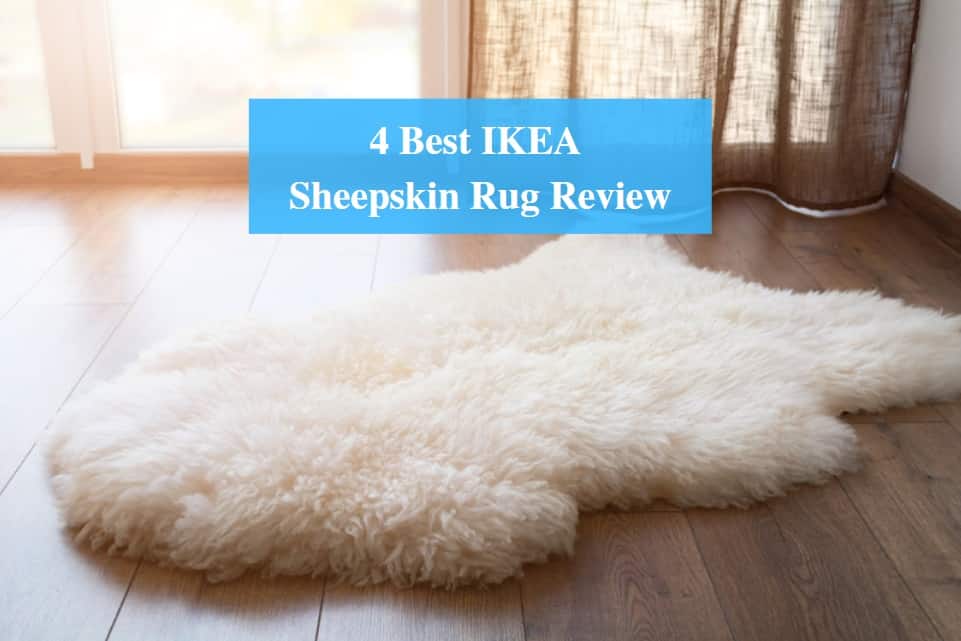 White New Ikea Rens Sheepskin 