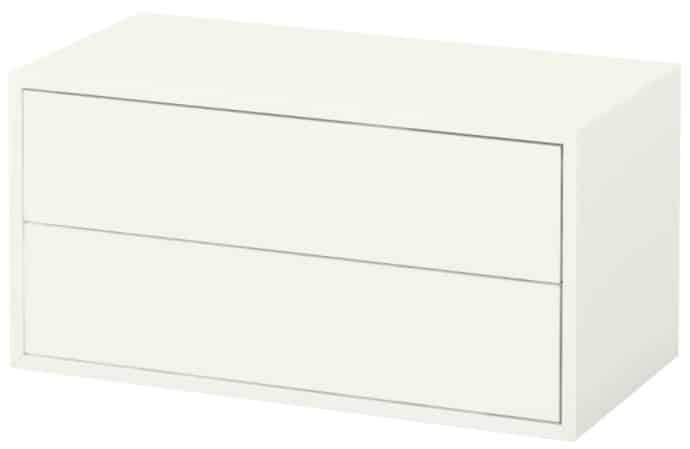 EKET Cabinet, 2 Drawers 27 1 2 x 13 3 4 x 13 3 4”