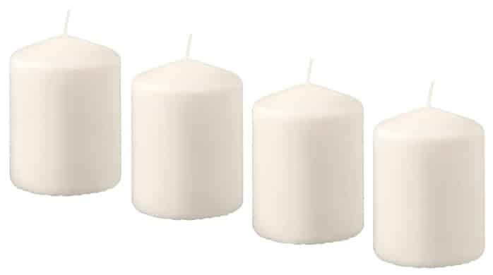 HEMSJÖ Block Candle, Unscented