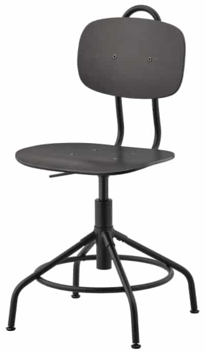 KULLABERG Swivel Chair, Black