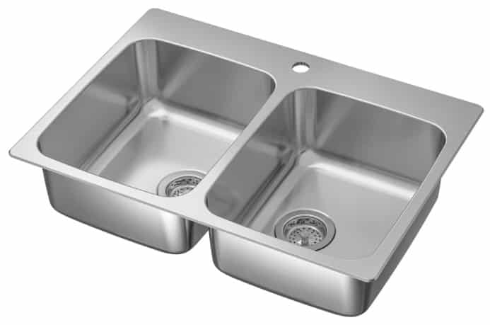 LÅNGUDDEN Double Bowl Top Mount Sink LÅNGUDDEN Double Bowl Top Mount Sink