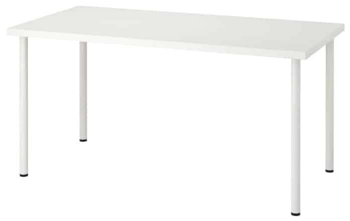 LINNMON ADILS Table, White 59 x 29 1 2”