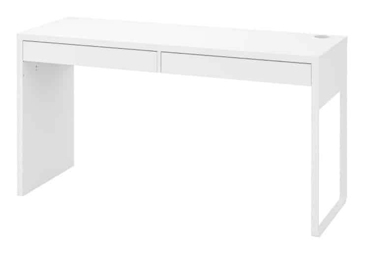 MICKE White Desk 55 7 8x19 5 8