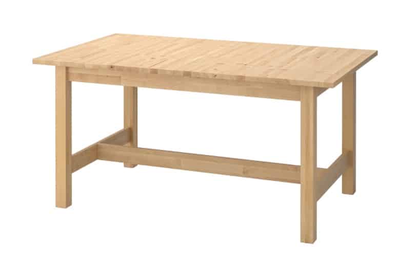 NORDEN Extendable Table, Birch