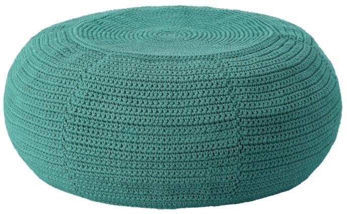 OTTERÖN INNERSKÄR Pouffe, Dark Green OTTERÖN INNERSKÄR Pouffe, Dark Green