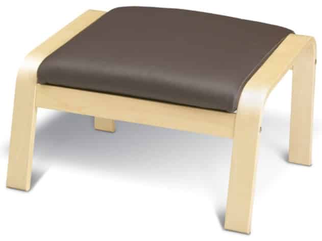 POÄNG Ottoman, Glose Dark Brown POÄNG Ottoman, Glose Dark Brown