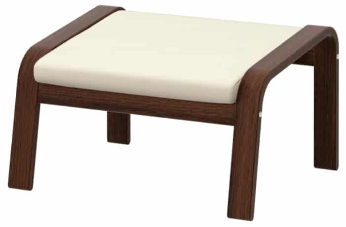 POÄNG Ottoman, Glose Off-White POÄNG Ottoman, Glose Off-White