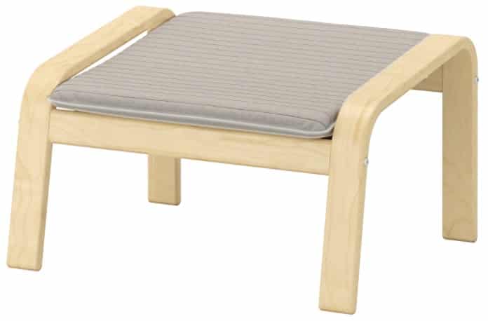 POÄNG Ottoman, Knisa Light Beige POÄNG Ottoman, Knisa Light Beige