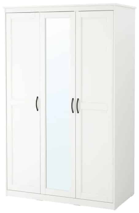 16 Best Ikea Mirrored Wardrobe Review, White Closet With Mirror Ikea