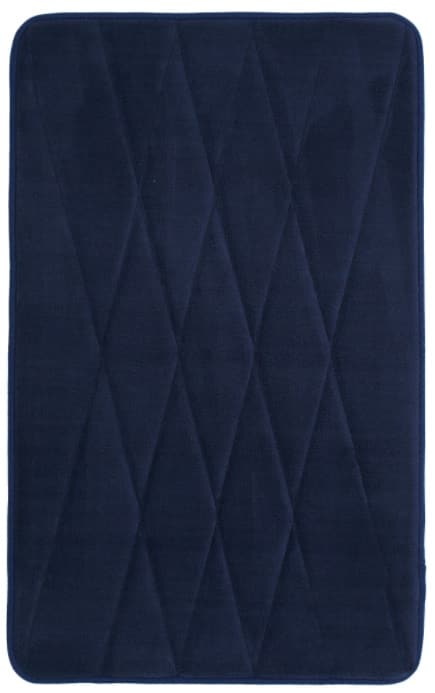 ALMTJÄRN Bath mat, dark blue, 24x35 - IKEA