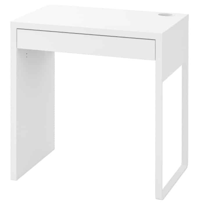 MICKE Desk, white 28 3 4 x 19 5 8