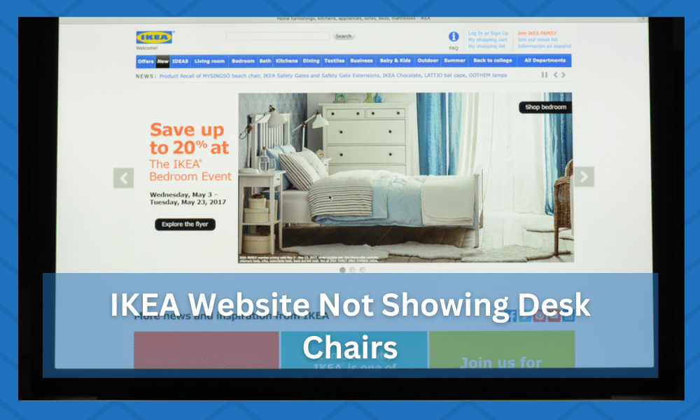 ikea website not showing desk chairs