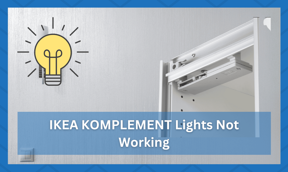 IKEA Komplement lights are not working
