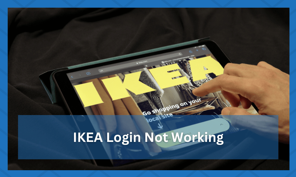 ikea login not working