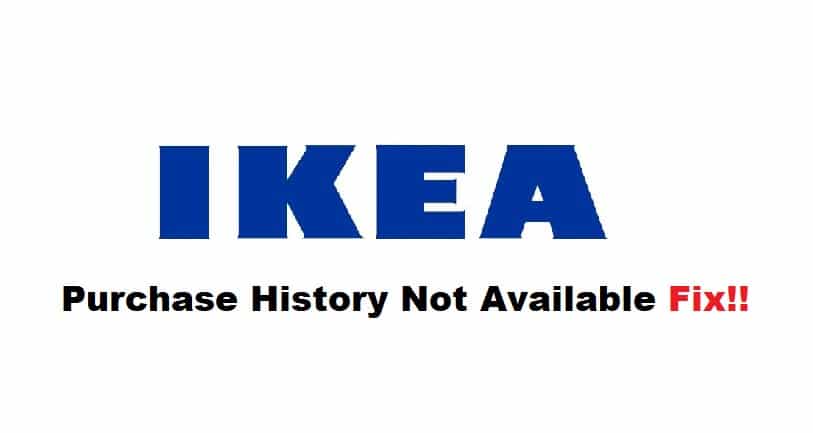  IKEA Purchase History Not Available
