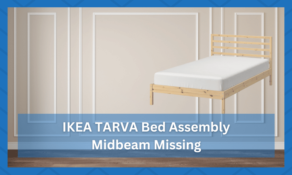 ikea tarva bed assembly midbeam missing