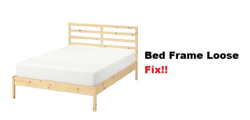 tarva ikea bed frame loose
