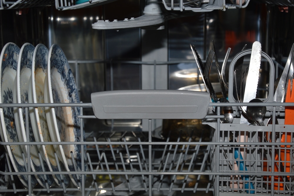 dishwasher closeup