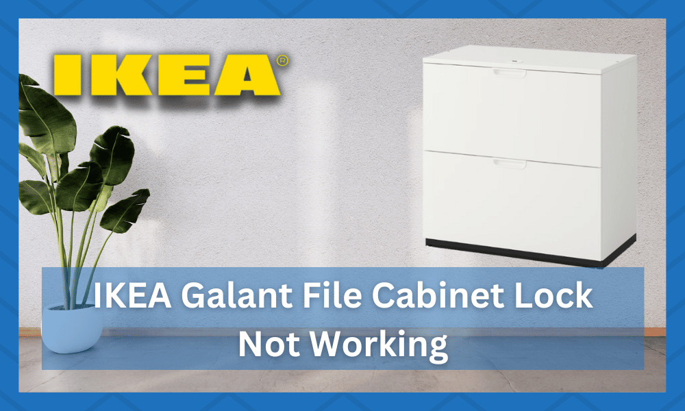 IKEA GALANT File Cabinet Lock Not Working 