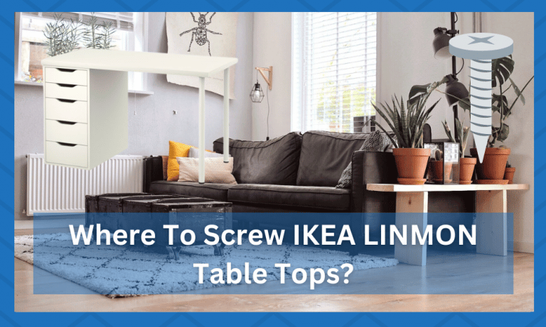 Where To Screw IKEA Linnmon Table Tops? (9 Things To Know) - IKEA ...