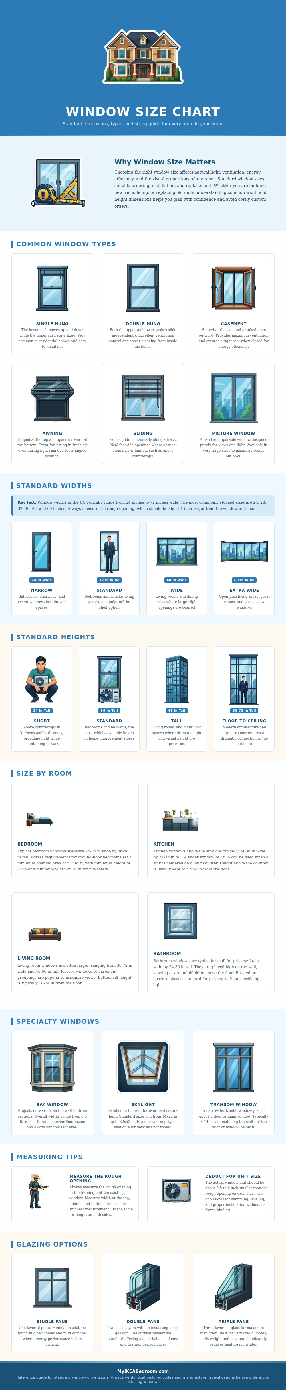 Window Size Chart