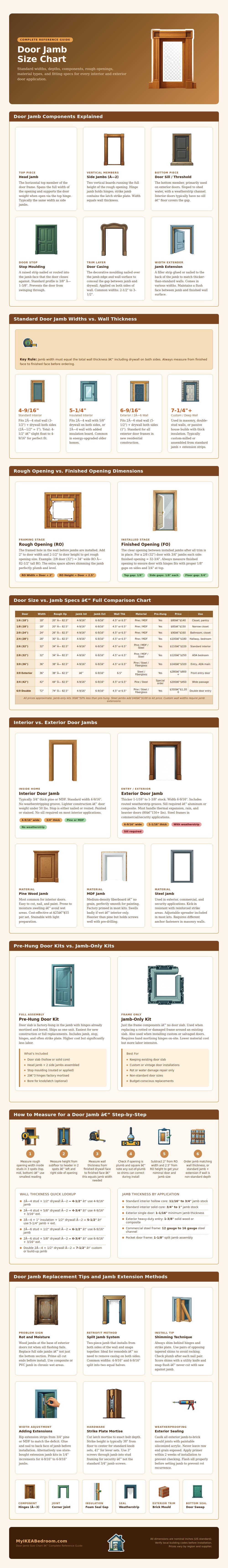 Door Jamb Size Chart - MyIKEABedroom